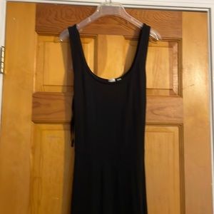 NWT gap black sleeveless jumpsuit with belt